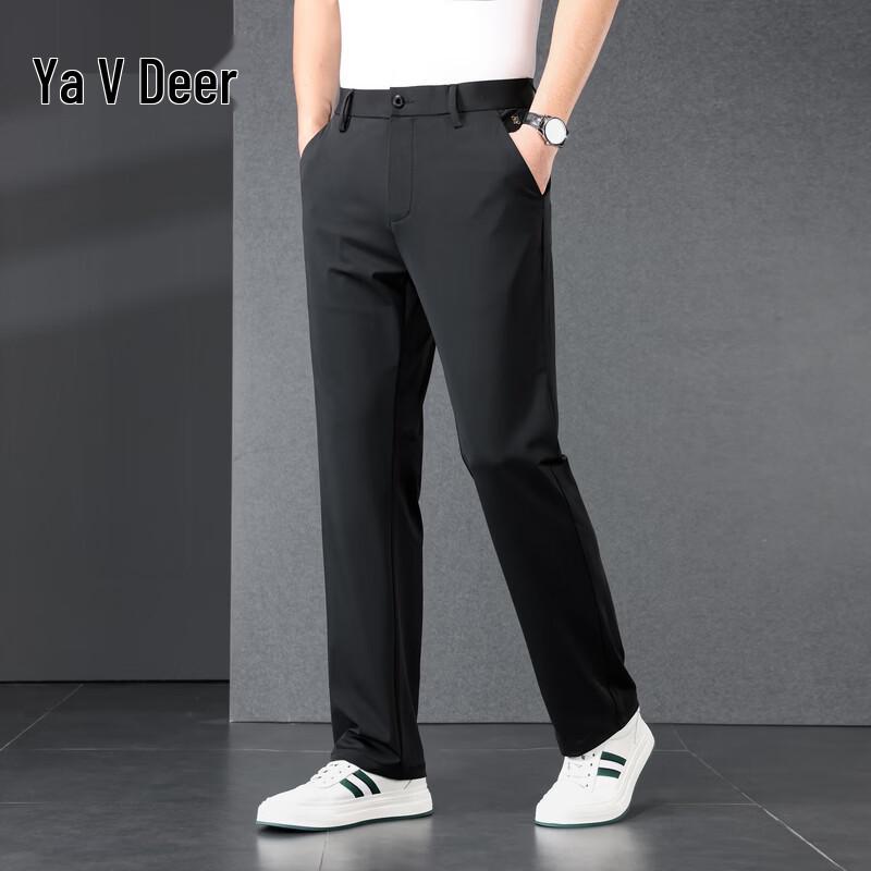 Yalu Men s Winter Loose Fit Straight Casual Pants 32