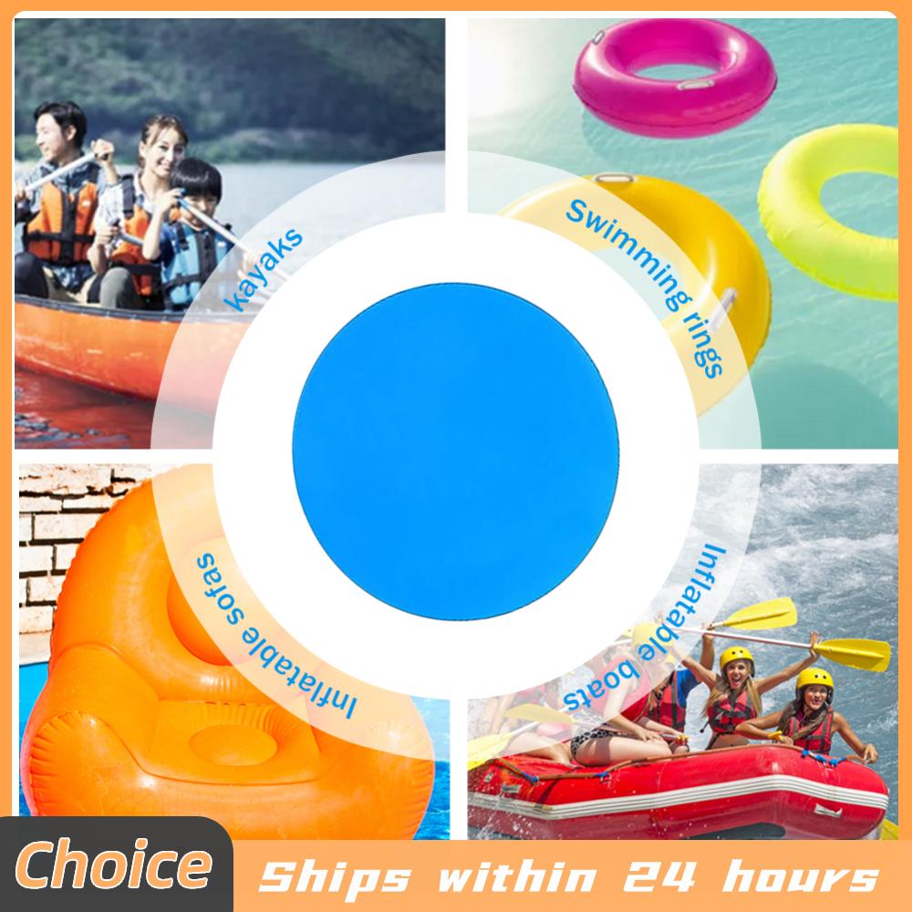 10pcs Swimming Pool Patch Self-Adhesive PVC Underwater Repair Patches Multifunctional Croppable Inflatable Boat Supplies