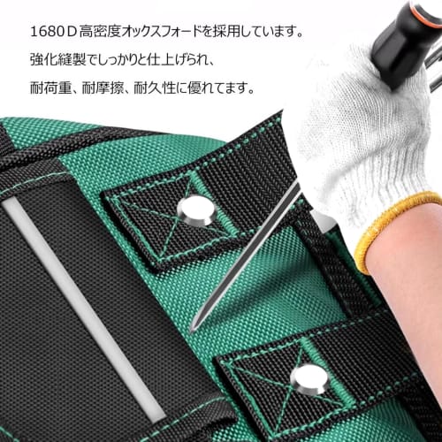 MATSURIA Tool Bag, Tool Storage Bag with Shoulder Strap, Lightweight and Durable, for Sorting and Managing Tools, Ideal for Motorcycles, Transport, an