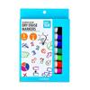 Dry Erase Markers 8 Pack Chisel Tip Low Odor Quick Dry Ink Non-Toxic Assorted Colors For Whiteboard Glass Office School