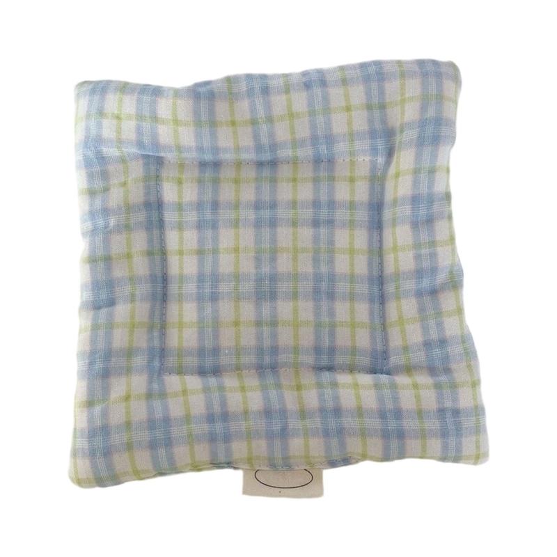 Washable Thick Placemats With Checkered Striped Dot Design Heat Insulation Table Protectors Coasters Small Cushions