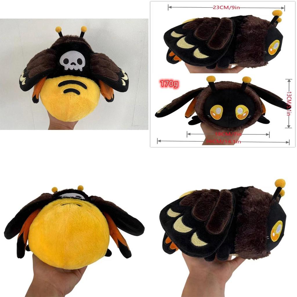 Death's Head Hawkmoth Plush Toy Crystal Ultra Soft 23cm Non-cartoon Animal Design