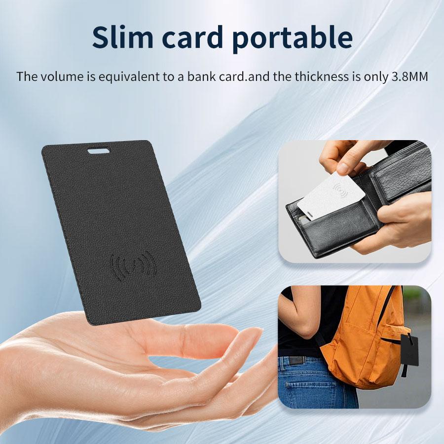 Anti Loss GPS Smart Tag Bluetooth Location Card IPX5 Waterproof Wireless Charge For IPhone Apple Find My App Airtag Replacement