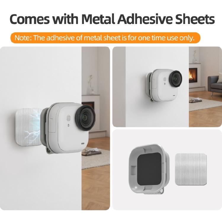 Durability Magnetic Camera Mount with Adhesive Iron Plate for GO Ultra Foldable Quick Detach Design MultiPosition Shoot