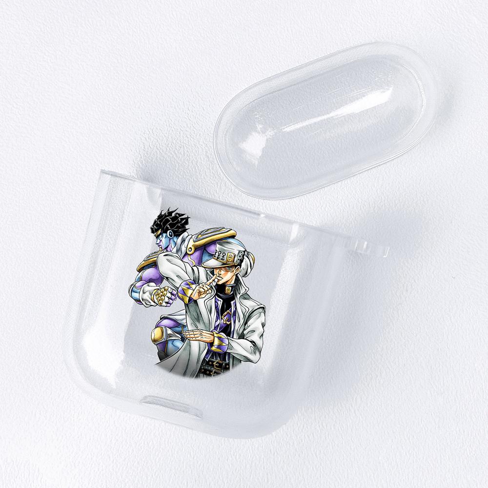 Anime Manga JoJos Bizarre Adventure Soft TPU Case for AirPods 3 2 1 Pro Cute Transparent Airpod Pro Airpod Cases Luxury