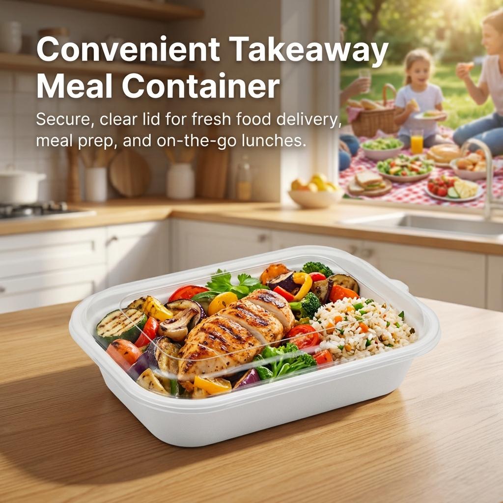 Food Grade Silicone Lunch Box Portable Leakproof Bento Container For Microwave And Fridge Use