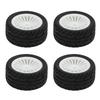 4Pcs Rubber Tire Strong Grip Powerful Buffering Racing Car Tires for UD1601 UD1602 UD1603 UD1604 UD1607 SG1603 SG1604