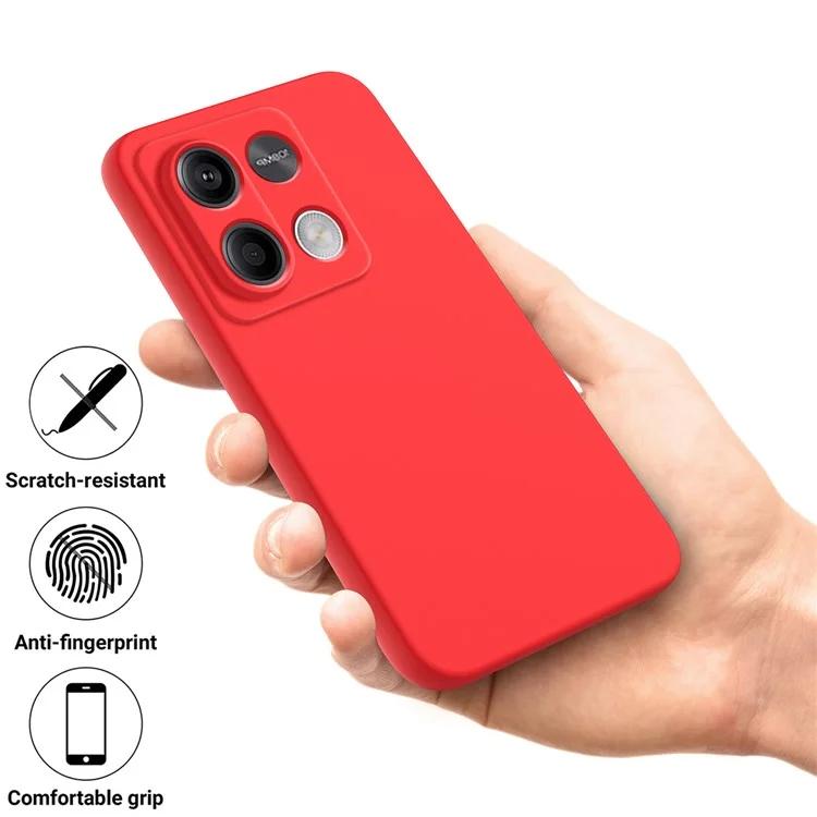 For Xiaomi Redmi Note 13 5G Note 13 5G (China) Case Liquid Silicone Slim Protective Phone Cover with Strap
