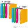 Kokuyo File Ring File Slim Style PP Sheet Cover A4 220 Sheets Pink F-URFC430P