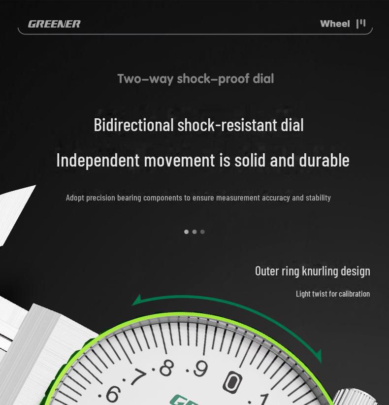 Green Forest High Precision Stainless Steel Vernier Caliper 0-300mm Dial