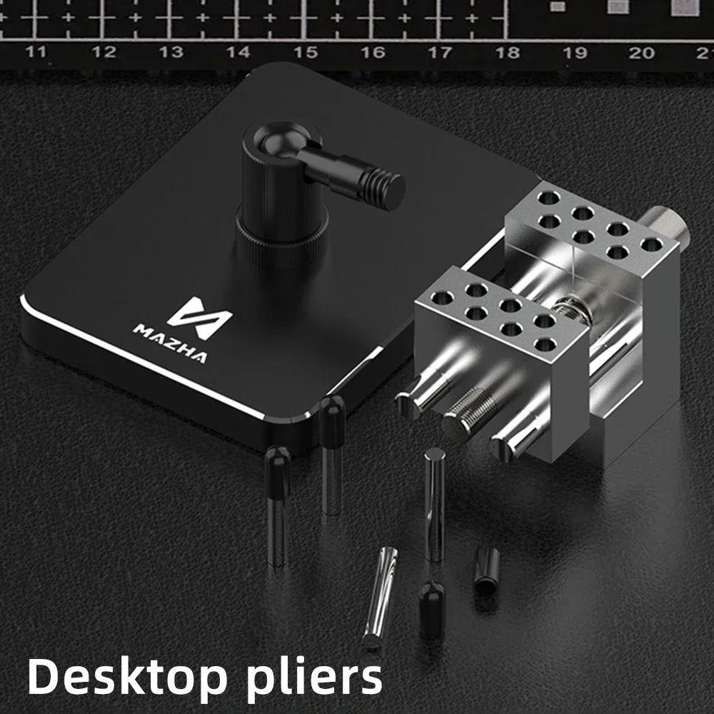 Precision Clamp Mini Table Vise Aluminum Zinc Zinc Alloy Mini Vise DIY Portable 2in1 Bench Vise  Fixing Tools