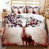 Nightmare Before Christmas  Duvet Cover with Pillow Cover Bed Sets Jack and Sally 3D Skull Christmas Bedding Set Bedroom Decor