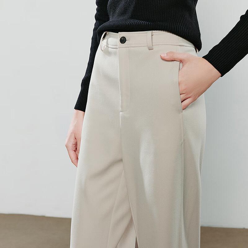 Chuyu Women's High-Waist Wide-Leg Far Infrared Heating Casual Pants