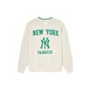 MLB Gorpcore Knitwear Women's Cream V neck Moderate Cardigan 3AKCV0141-50CRD