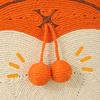 Sisal Cat Scratcher Mat Cartoon Design Cat Scratching Pad with Sticker Tape for Floor Wall To Protect Couch Carpet Furniture