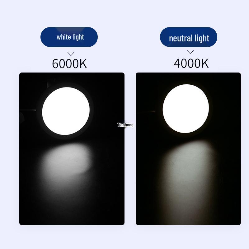 8-inch 12W Ceiling Light, 24 LEDs, Fits 15-18 cm Recessed Cutout