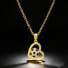 Football Pendant Necklace with Gold Tone Chain and Frame, 41-50 Cm Jewelry Metal Texture for Daily Styling, Game Day Wear and Gifts
