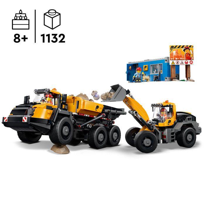 LEGO City 60494 The Dump Truck and the Front Loader - Game for Boy or Girl 8 Years Old