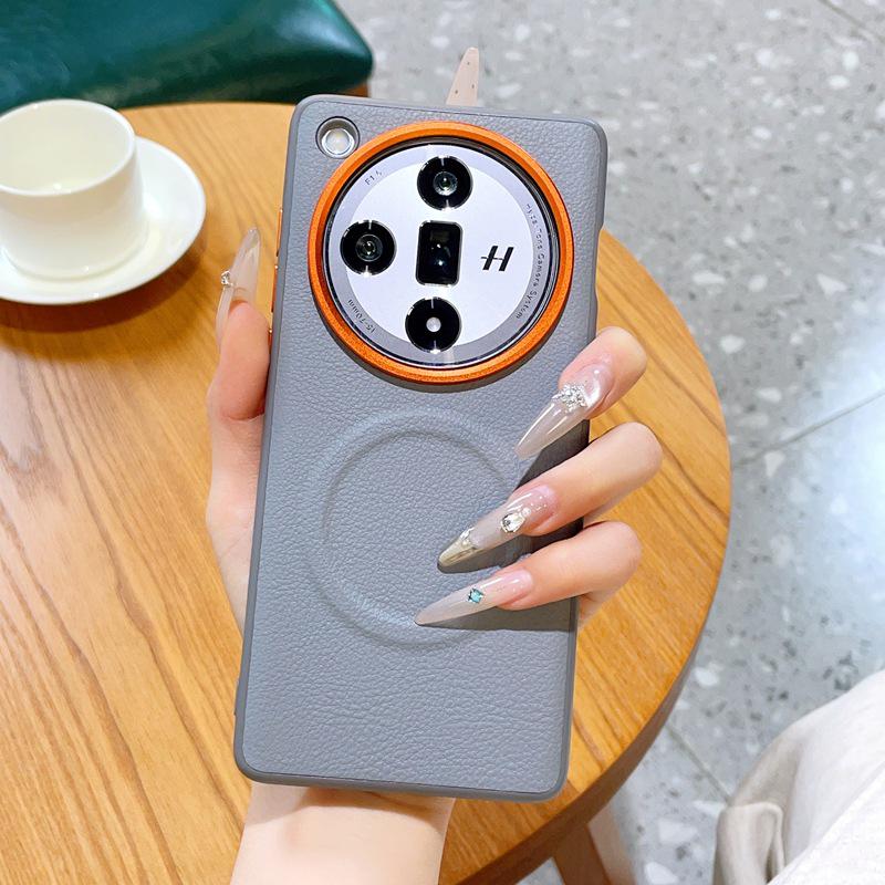 Elegant Leather Case for OPPO Find X9 Ultra/X8 Pro - Simple, Fashionable, Magnetic, Soft