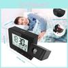 Digital Projection Alarm Clock With Temperature And Time Display For Home Decor And Daily Use