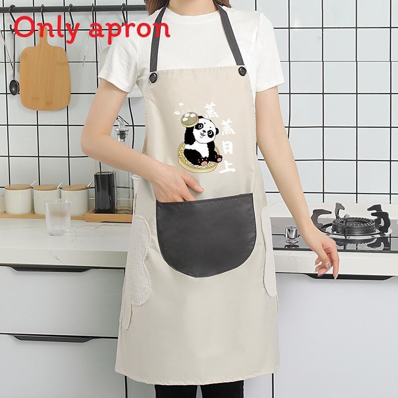 Dinosaur Waterproof Pvc Apron For Women Children Kitchen Cooking Splashresistant Apron
