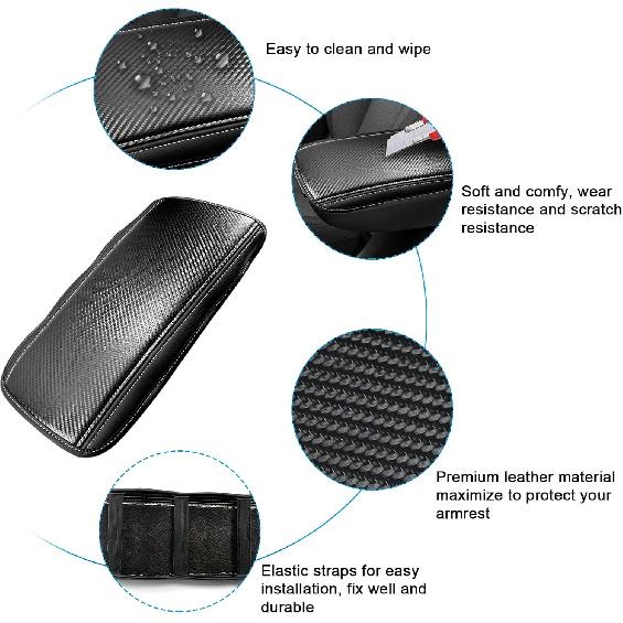 SXCY para 2022-2025 2026 Ioniq 5 Capa para Apoio de Braço para 2023 2024 2025 2026 Hyundai Ioniq 5 Acessórios Capa para Console Central para 2025 2026 Ioniq 5 Apoio de Braço