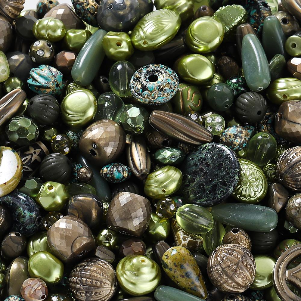 20g/Lot Mixed Shape Beads Acrylic Loose Spacer Bead for DIY Handmade Bracelet Necklace Jewelry Making Accessories Supplies