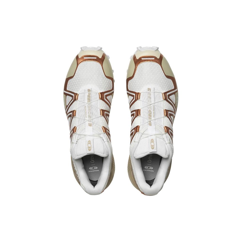 SALOMON Speedcross 3 Metallic Bequem Vielseitig Stoßdämpfend Langlebig Niedrig Geschnitten Outdoor Funktionsschuhe Unisex Schuhe Weiß 474306