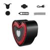 Rechargeable Tail Light Turn Signal Indicators Control Water Resistant Safe Lamp Night Cycling Accessory