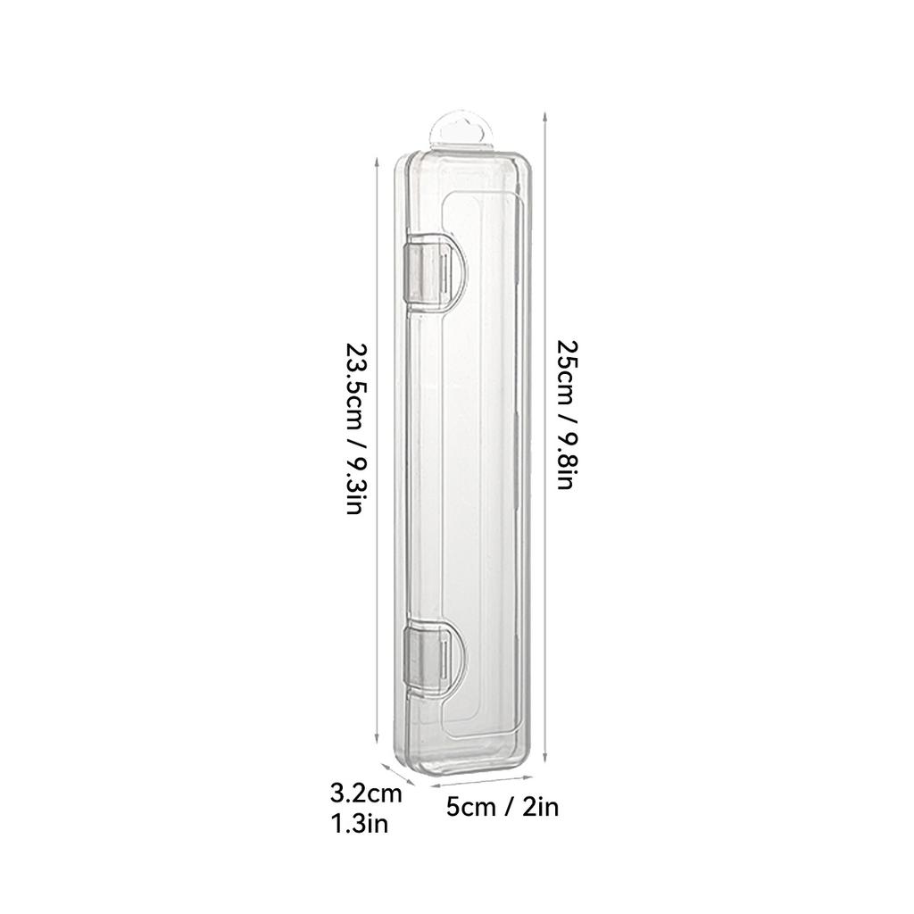 Toothbrush Box Transparent Organizer Case Travel Portable Toothbrush Holder Plastic Toothpaste Box Storage Container