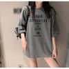 Retro American Sle Women's T-irt Summer 2026 Loose Long Sve Printed Ort Sve Trendy Leisure Round Ne Top