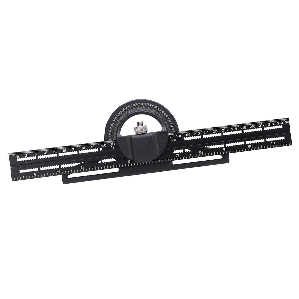 Combination Angle Ruler Multi Function Movable Woodworking Horizontal Universal Vernier Bevel Protra
