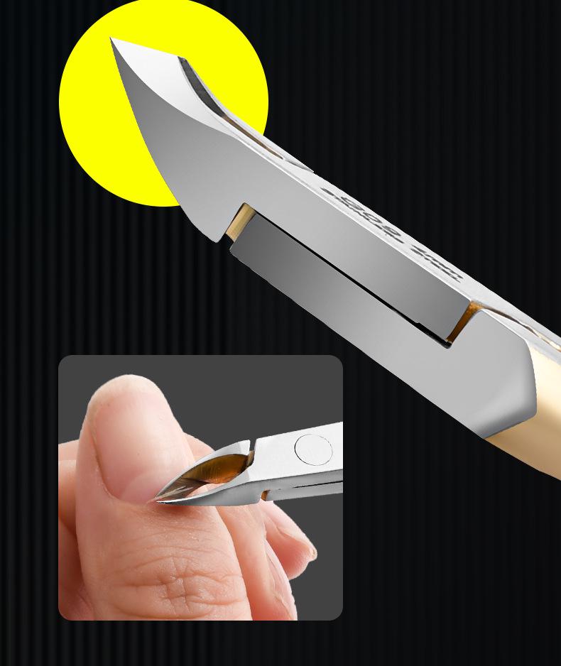 Swan Scissors: Ukrainian Stainless Steel Cuticle Nippers for Removing Hangnails & Dead Skin