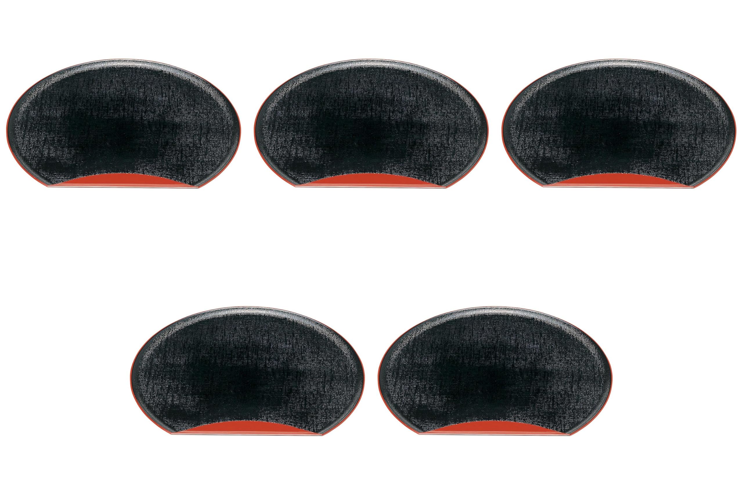 

Set of 5 Sunrise Tray Black Red NS inches x 27 x Tray ABS resin Setomonohonpo [A] Cloth-patterned Cloth-patterned 13.0 (30.2 1.3 cm)