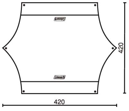 Coleman Tarp Hexalite II Olive