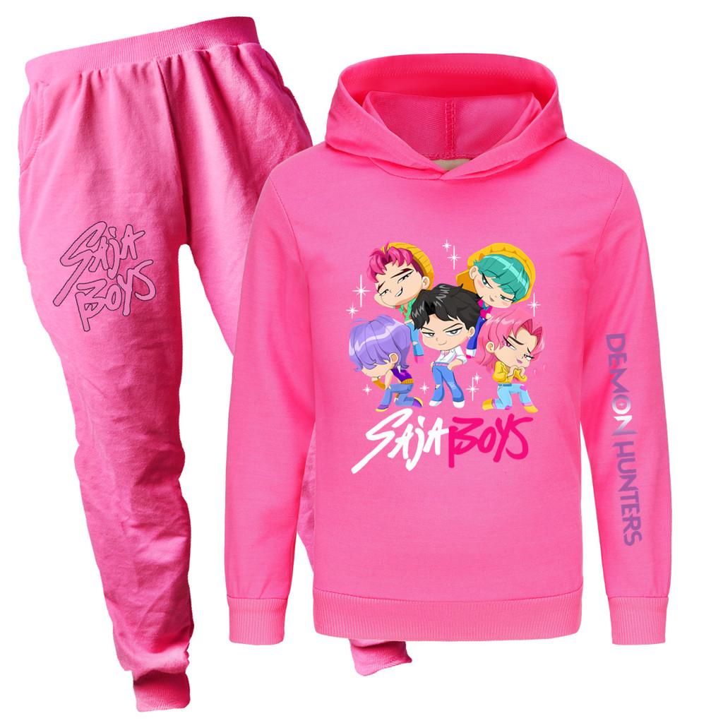 4988x Kids Girls Rumi Zoey Mira Print Hoodies Pants Trouser Clothes Set