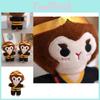 Adorable Black Plush Toy Of Wukong From Journey To The West 15cm Cute Monkey Doll