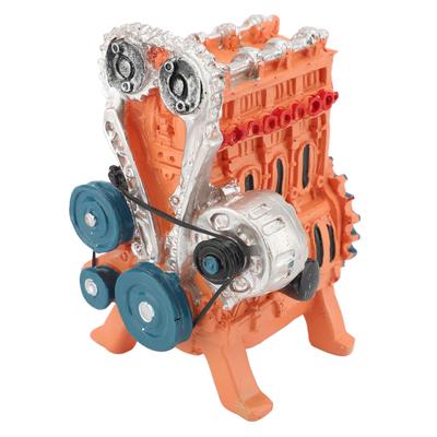 Model motoru auta Pryskyřice 8válcový Model motoru auta Stolní dekorace Ornament Domácí dekorace pro