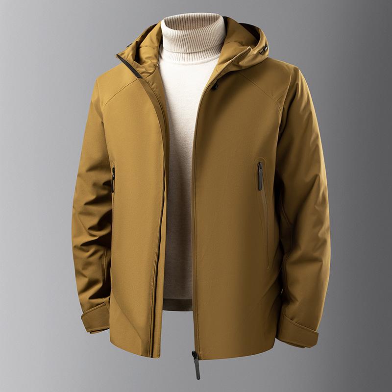 New Men's Waterproof Seamless Winter Duck Down Jacket