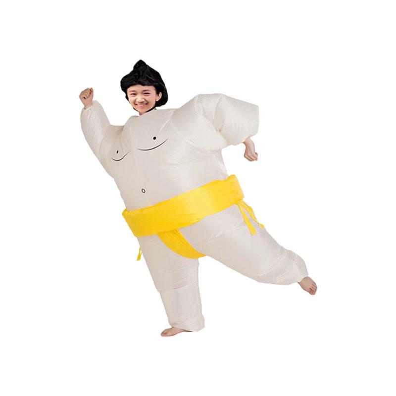 Multicolor Sumo Inflatable Costume for Parent-Child Stage Performance