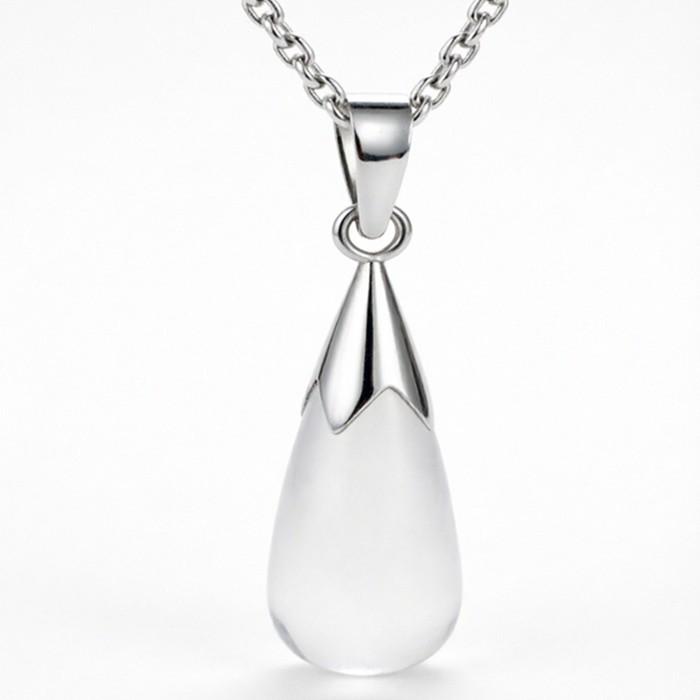Retro Artistic Cat's Eye Water Drop S925 Sterling Silver Earrings - Personalized and Versatile Design Set