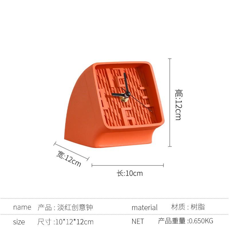 Luxury Modern Office Clock Decor Home Study Bookshelf Desktop