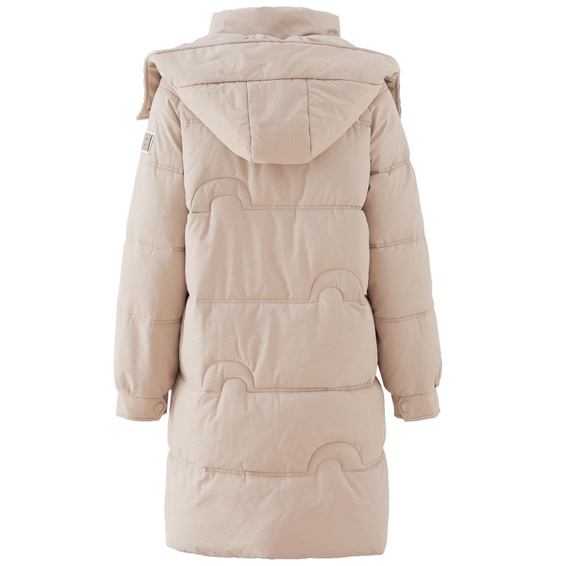 Zimní dlouhé kabáty pro ženy Kabát s kapucí Nová móda Silná teplá žena Parka Zimní bunda v korejském stylu