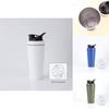 Double Layer Stainless Steel Shaker Bottle With Mixer Ball For Fitness Enthusiasts