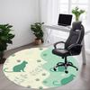 1pc Cat Nature Office Round Area Rug, Indoor Mat Suitable For Office, Under Office Chairs Bedroom Living Room Home Decor, Room Deco