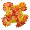 2.3M Simulated Red Maple Leaf Vine Halloween Decoration Autumn Maple Leaf Wreath Christmas And Thanksgiving Maple Leaf Ornament
