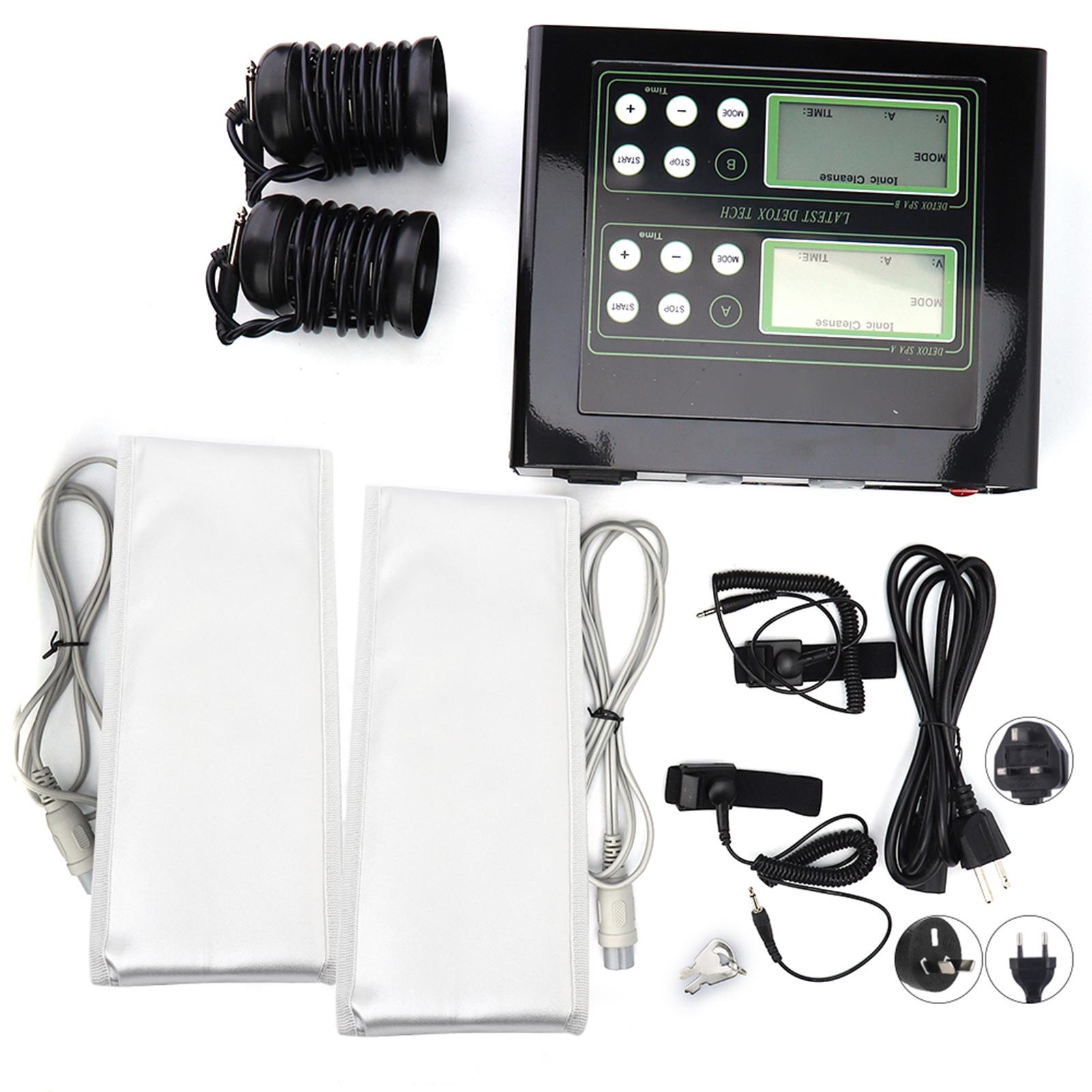 

2 People Use Negative Ion Footbath Spa Massage Detox Health Care Machine 110-240V AU Plug