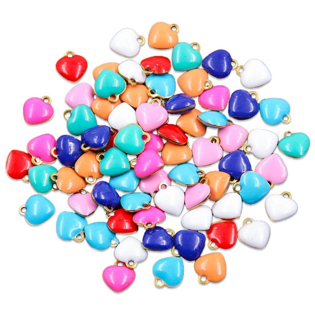 5pcs Double-Sided Stainless Steel Enamel Drip Oil Lightning Charm Pendants for DIY Bracelets and Necklaces