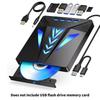 External Disc Drive for Laptop 6 In 1 USB Portable Disc Player External Disk Drive with Card Slot 3 USB2.0 1 USB3.0 Port