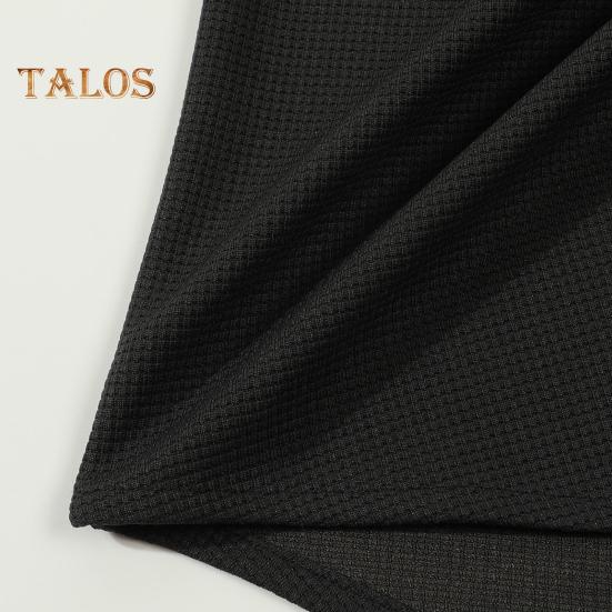 Men's Summer Hooded T-shirt Short Sleeved Button Down Tee with Chest Pocket Waffle Color Block Casual Hoodie T-shirt for Gym Street Wear